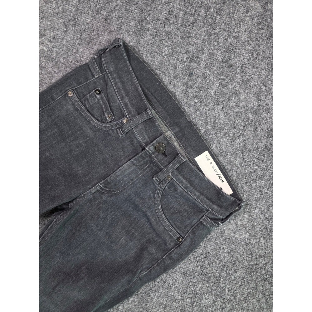 Rag & Bone Skinny Jeans Womens 24 Grey Everett‎ W1502C933EVE Stretch Denim